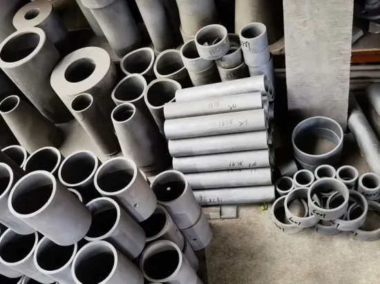 Tubes d'usure en céramique de carbure de silicium Sisic de Zibo Chenyi pour le coude de tuyau de cyclone